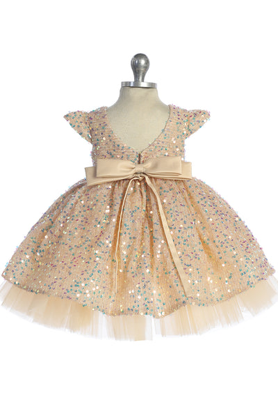 Shyla Baby Girl Sequin Party Dress | Blush Kids