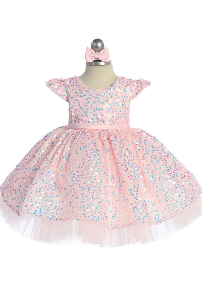 Shyla Baby Girl Sequin Party Dress | Blush Kids