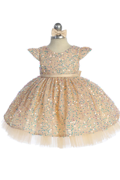 Shyla Baby Girl Sequin Party Dress | Blush Kids