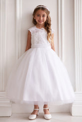 Elise Grace Plus Gown – Elegant Plus Size Communion & Flower Girl Dress