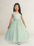 Hannah Dress – Lace Bodice & Tulle Skirt for Girls