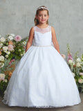 White Floral Communion Dress for Girls – Willow Bloom