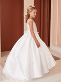 Diamond Collection - Nova Girls Communion Mikado Satin Dress
