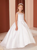 Diamond Collection - Nova Girls Communion Mikado Satin Dress