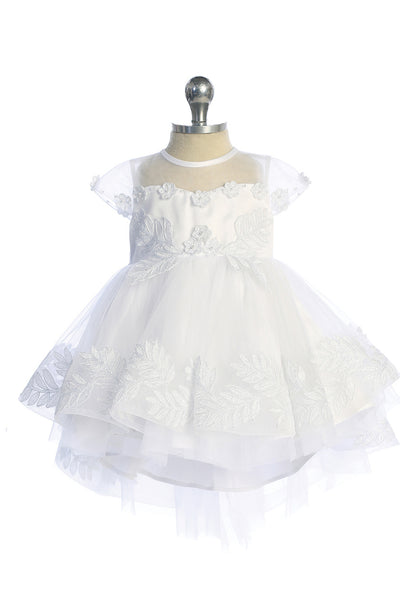Liana Petal Baby Dress – Baptism & Special Occasion