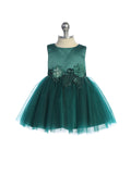 Lia Baby Girls Satin Tulle Party Dress for Your Little Princess