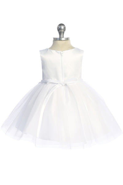 Lia Baby Girls Satin Tulle Party Dress for Your Little Princess