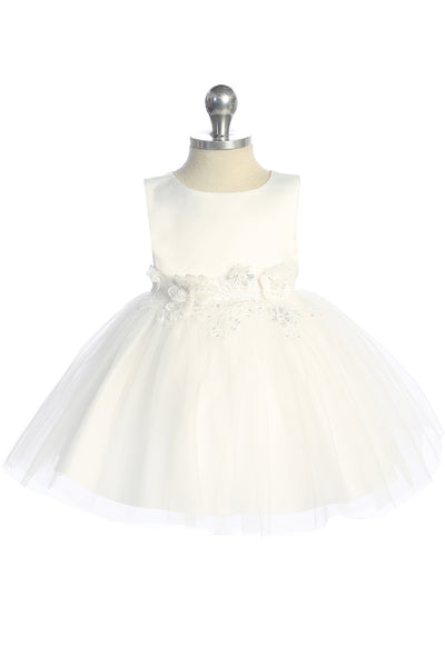 Lia Baby Girls Satin Tulle Party Dress for Your Little Princess