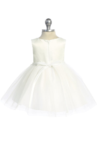 Lia Baby Girls Satin Tulle Party Dress for Your Little Princess