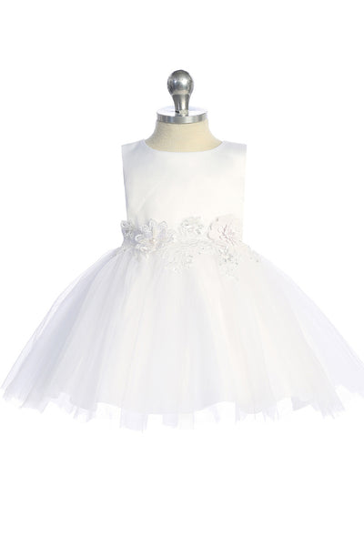 Lia Baby Girls Satin Tulle Party Dress for Your Little Princess