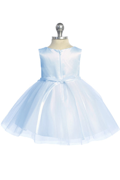 Lia Baby Girls Satin Tulle Party Dress for Your Little Princess