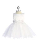 Lia Baby Girls Satin Tulle Party Dress for Your Little Princess