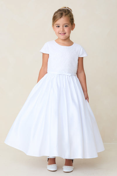 Aurora Grace Communion Tea Length Dress