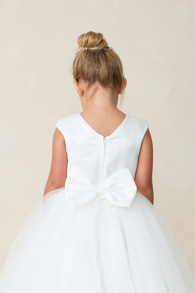 Celeste Luxe Tulle Gown – Communion, Flower Girl & Special Occasion