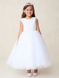Celeste Luxe Tulle Gown – Communion, Flower Girl & Special Occasion