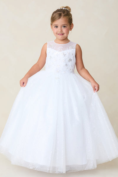 Grace Sparkle Lace Dress – 1st Communion & Special Moments