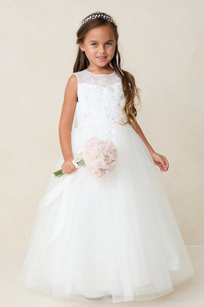 Grace Sparkle Lace Dress – 1st Communion & Special Moments
