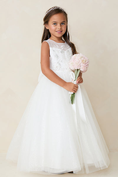 Grace Sparkle Lace Dress – 1st Communion & Special Moments
