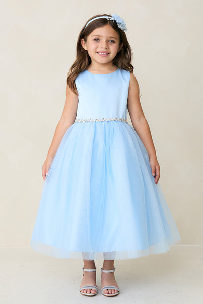 Liana Grace Tea-Length Dress – Girls Special Occasion Dress in 12 Colors