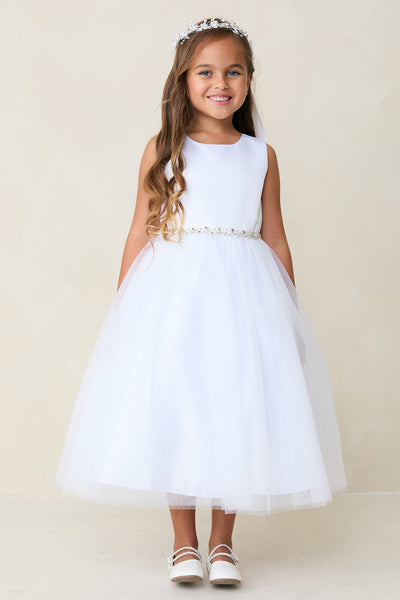 Liana Grace Tea-Length Dress – Girls Special Occasion Dress in 12 Colors