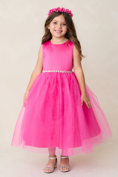 Liana Grace Tea-Length Dress – Girls Special Occasion Dress in 12 Colors