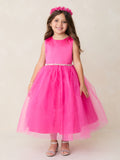 Liana Grace Tea-Length Dress – Girls Special Occasion Dress in 12 Colors