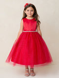 Liana Grace Tea-Length Dress – Girls Special Occasion Dress in 12 Colors