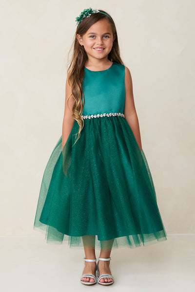 Liana Grace Tea-Length Dress – Girls Special Occasion Dress in 12 Colors