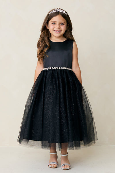 Liana Grace Tea-Length Dress – Girls Special Occasion Dress in 12 Colors