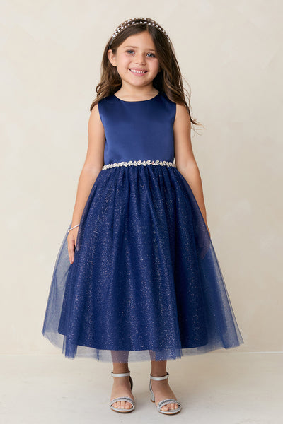 Liana Grace Tea-Length Dress – Girls Special Occasion Dress in 12 Colors
