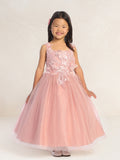Isabelle Bloom Communion Flower Girl Tulle Dress in Tea Length