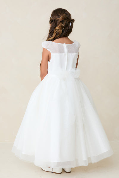 Hannah Grace White Communion Dress for Girls