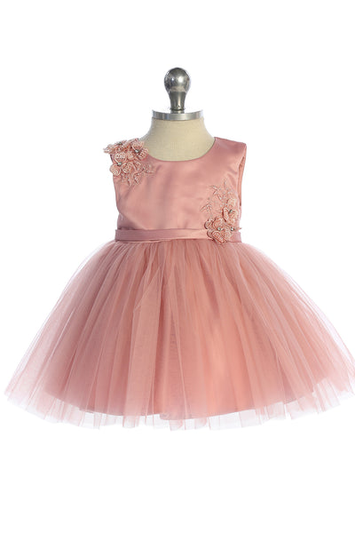 Baby Sage Flower Girl Dress for Party & Birthday