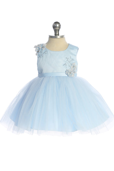 Baby Sage Flower Girl Dress for Party & Birthday