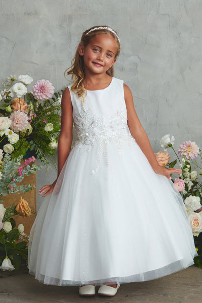 Elisoria Grace Ankle Length Flower Girl Dress