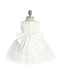 Baby White or Ivory Glitter Flower Girl Dress 6M-24M