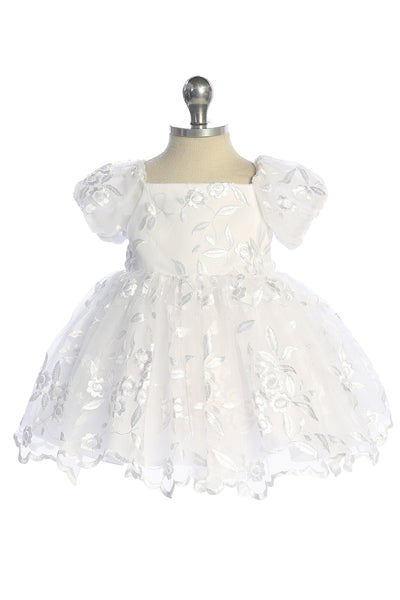 Baby White Flower Girl Dress – Emilia Blossom