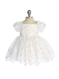 Baby White Flower Girl Dress – Emilia Blossom