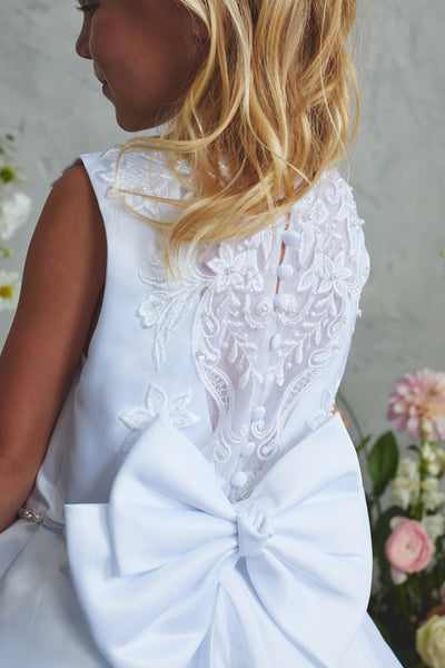 Serafina Lace Communion Dress - Diamond Collection