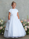 Celestine Halter Sash Communion Dress | Diamond Collection