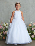 Celestine Halter Sash Communion Dress | Diamond Collection