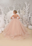 Wedding Birthday Party Flower Girl Dress Tulle Special Occasion Girl Dress