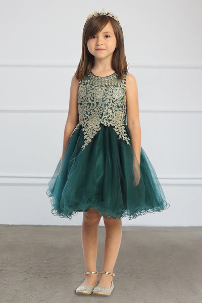 Ophelia Girls Cupcake Tulle Pageant Dress