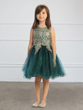 Ophelia Girls Cupcake Tulle Pageant Dress
