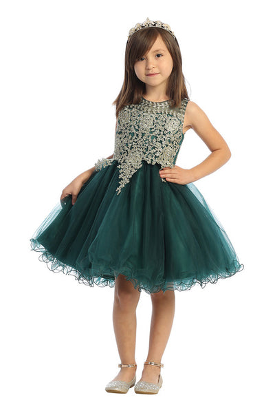 Ophelia Girls Cupcake Tulle Pageant Dress