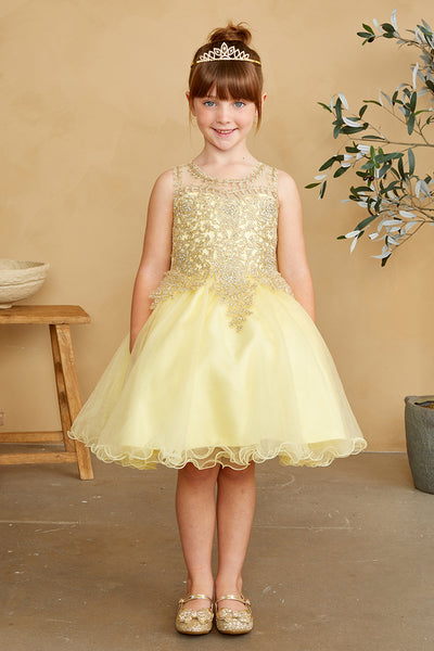 Ophelia Girls Cupcake Tulle Pageant Dress