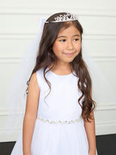 Gabriella Grace Crystal Communion Veil & Tiara
