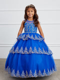 Girls Pageant Flower Girl Special Occasion Ruffle Dress With Lace