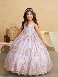 Girls All Over Embroidered Glitter Tulle Pageant Pageant Party Dress