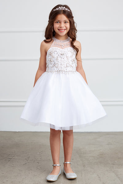 Anaya Girls Short Pageant Dress | Blush Kids
